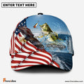 Frenzidea Eagle Flag Bass Fishing Classic Cap