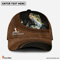Frenzidea Custom Name Bass Fishing Happiness Cap