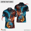 Frenzidea Billiards Ball 8 & 9 Water Dragon VS Fire Dragon Personalized Shirt