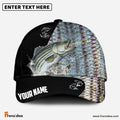 frenzidea Personalized Striped Bass Fishing Classic Cap