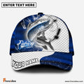 Frenzidea Personalized Musky Fishing Dark Blue Skin Sport Classic Cap
