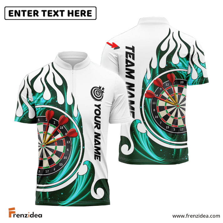 Frenzidea Fire Blaster Darts Personalized Name, Team Name 3D Shirt (4 Colors)