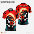 Frenzidea Bowling and Kong Pattern Customized Name, Team Name 3D Shirt