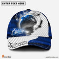 Frenzidea Personalized Catfish Fishing Dark Blue Skin Sport Classic Cap