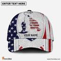 Frenzidea Personalized Crappie Fishing American Dusty Style Classic Cap