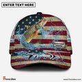 Frenzidea Personalized American Pike  Water Splash FIshing Classic Cap