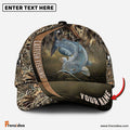 Frenzidea Personalized Catfish Fishing Grass Nature Classic Cap