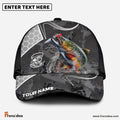 Frenzidea Trout Fishing Gray Camo Sport Personalized Cap
