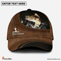 Frenzidea Custom Name Walleye Fishing Happiness Cap