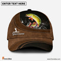 Frenzidea Custom Name Northern Pike Fishing Happiness Cap