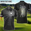frenzidea Effect Golf Ball And Golfer Personalized Name 3D Shirt