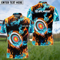 Frenzidea Archery Fire Power Personalized Name 3D Shirt