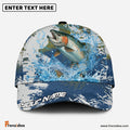 Frenzidea Salmon Fishing Hooked on Victory Personalized Cap