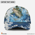 Frenzidea Striped Bass Fishing Hooked on Victory Personalized Cap