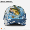 Frenzidea Walleye Fishing Hooked on Victory Personalized Cap