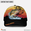 (12 Breeds) Frenzidea Fishing Mountain Lake Legend Customized Name 3D Cap