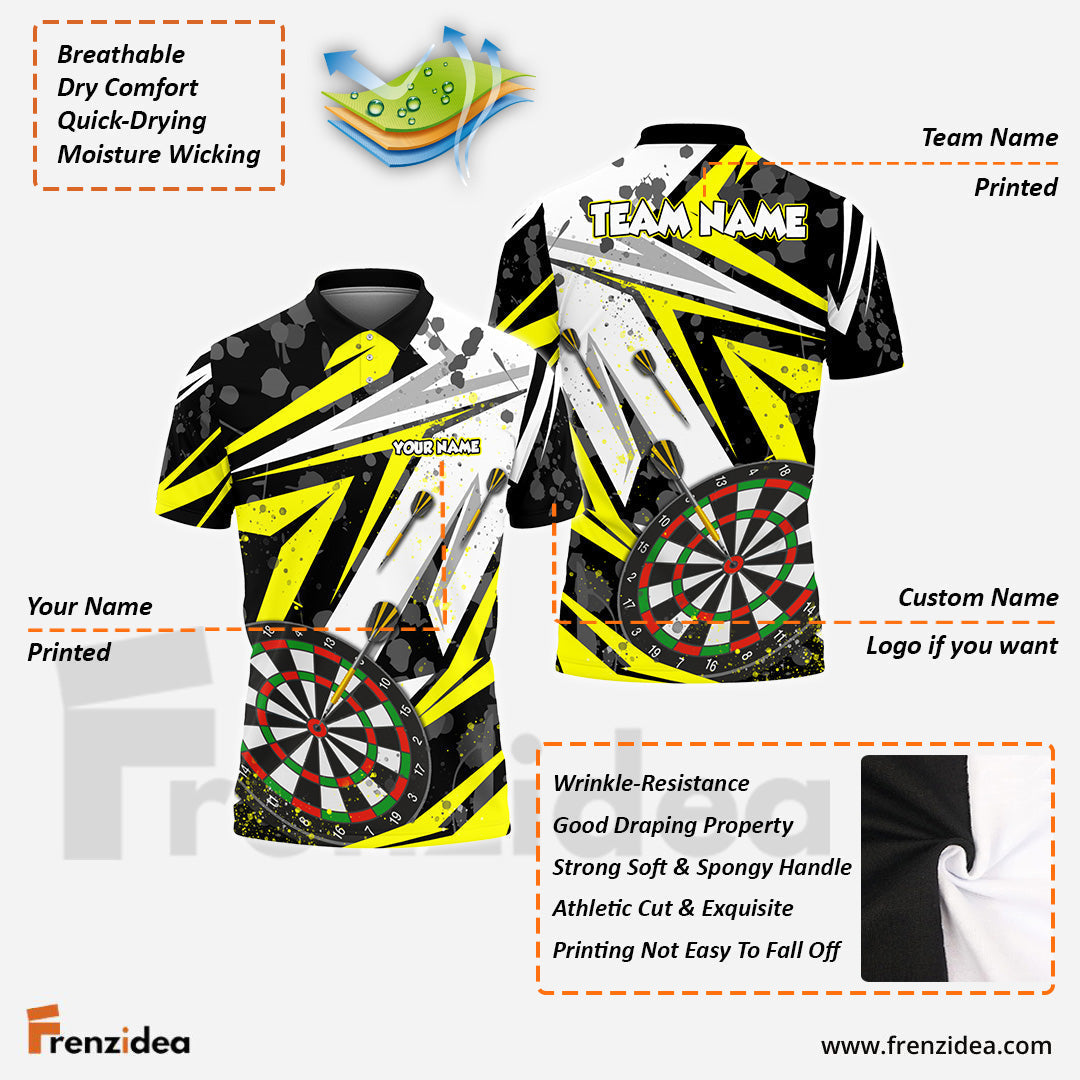 Frenzidea Darts Winner Personalized Name, Team Name 3D Shirt (4 Colors)