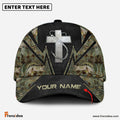Frenzidea Personalized FIshing Cross Camo Classic Cap