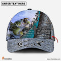 Frenzidea Personalized Bass FIshing Makes Me Happy Classic Cap