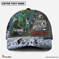 Frenzidea Personalized Bass Fishing Saved Me Classic Cap