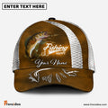 Frenzidea Personalized Walleye Fishing Hook Cap