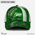 Frenzidea Custom Name Bass Fishing Hat Hook Print Cap