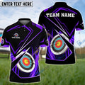 Frenzidea Archery Premium Multicolor Customized Name 3D Shirt (4 Colors)