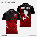 Frenzidea Bowling Player Pattern Personalized Name, Team Name 3D Shirt