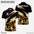 Frenzidea Bowling And Pins Gold Experience Customized Name 3D Shirt ( 5 Colors)