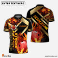 Frenzidea Bowling And Pins Magic Collision Customized Name 3D Shirt (4 Colors)