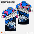 Frenzidea Cartoon Bowling And Pins Personalized Name Team Name 3D Shirt