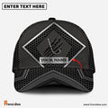 Frenzidea  Personalized Black Fishing Cap