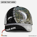 Frenzidea Personalized Salmon Fishing Hook Camo Classic Cap