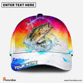 (12 Breeds) Frenzidea Vibrant Sunset Fishing Customized Name 3D Cap