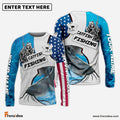 Frenzidea Customize Name Catfish Fishing Reaper Blue Water 3D Shirts