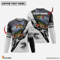 Frenzidea Pike Fishing Target Locked Custom Name & Team Name 3D Shirts
