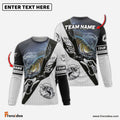 Frenzidea Walleye Fishing Target Locked Custom Name & Team Name 3D Shirts