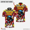 Frenzidea Bowling And Pins Skateboarding Graffiti Street Style Customized Name, Team Name 3D Shirt (4 Colors)