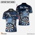 Frenzidea Darts Smoke Dragonfly Personalized Name, Team Name 3D Shirt (4 Colors)