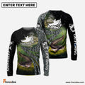 Frenzidea Fishing Catfish Skin Customize Name 3D Shirts
