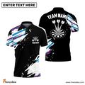 Frenzidea Blue And Black Darts Personalized Name, Team Name 3D Shirt