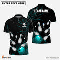 Frenzidea Bowling And Pins Break Glass Pattern Customized Name 3D Shirt (5 Colors)