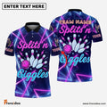 Frenzidea Bowling Splits ‘n Giggles Customized Name, Team Name 3D Shirt