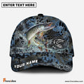 Frenzidea Musky Fishing Blue Kryptek Camo Personalized Cap