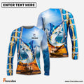 Frenzidea Customize Name 3D Fishing Shirts